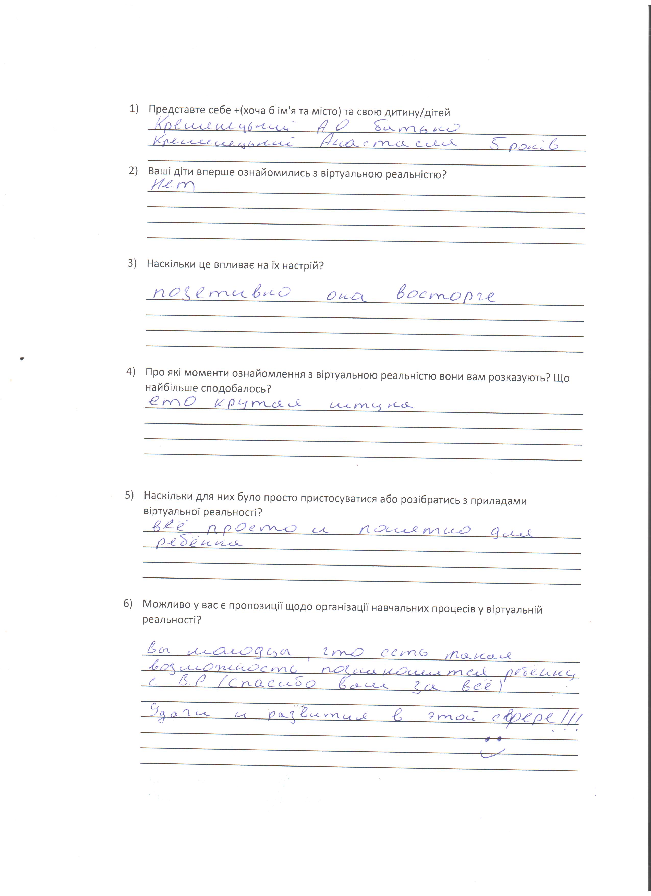 VR for Freedom – Action 6 - 10